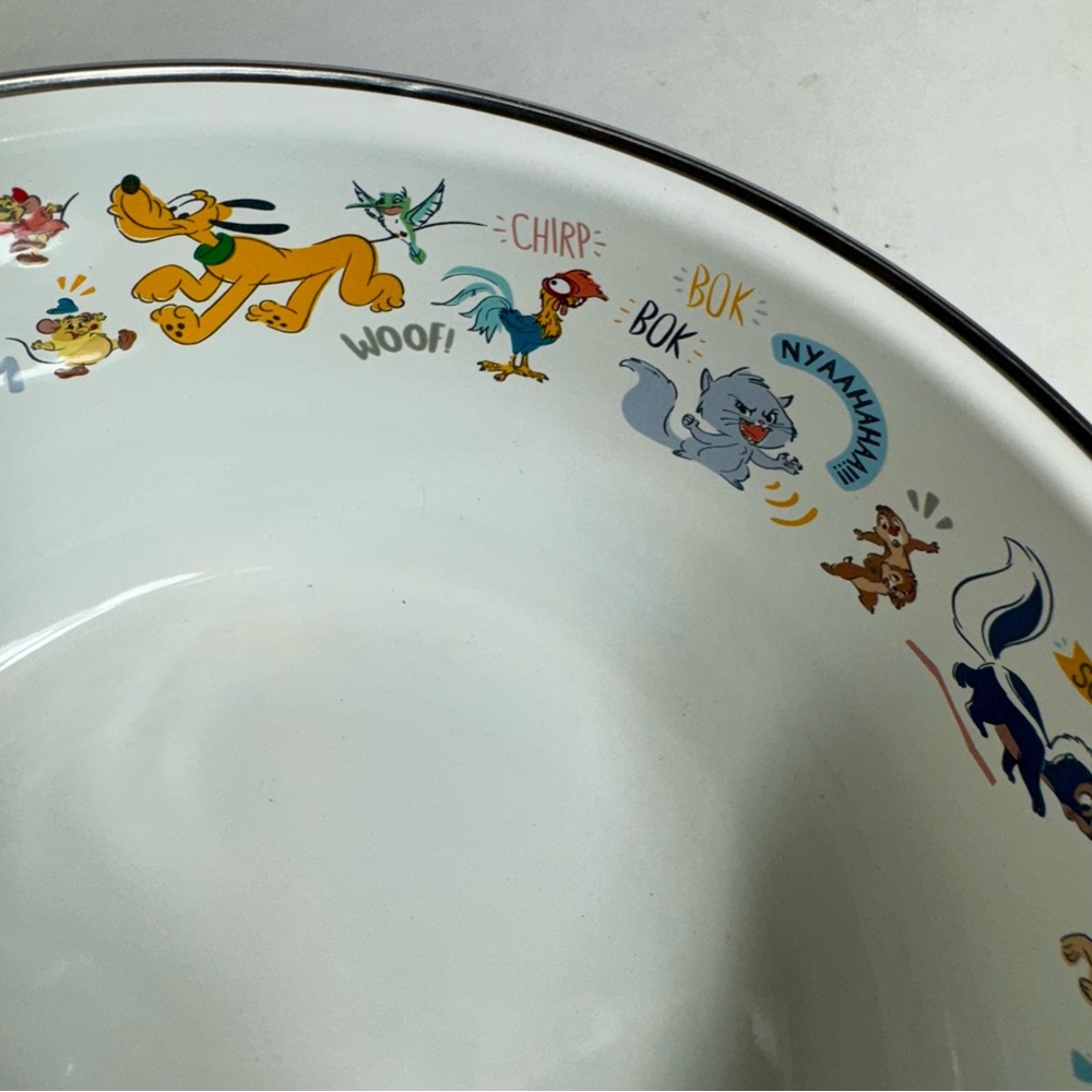NWT. Disney Critters Enamel Bowl. Metal bowl with enamel coating. - Picture 4 of 9
